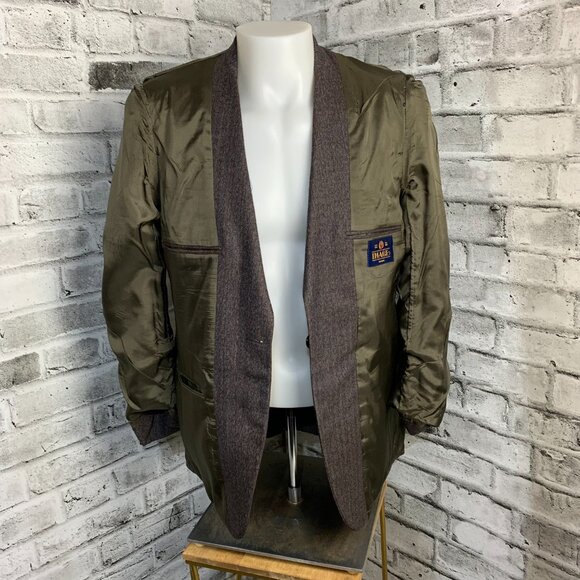 Vintage Union Made Wool Two Button Single Vent Lined Blazer Sport Coat - Picture 7 of 15